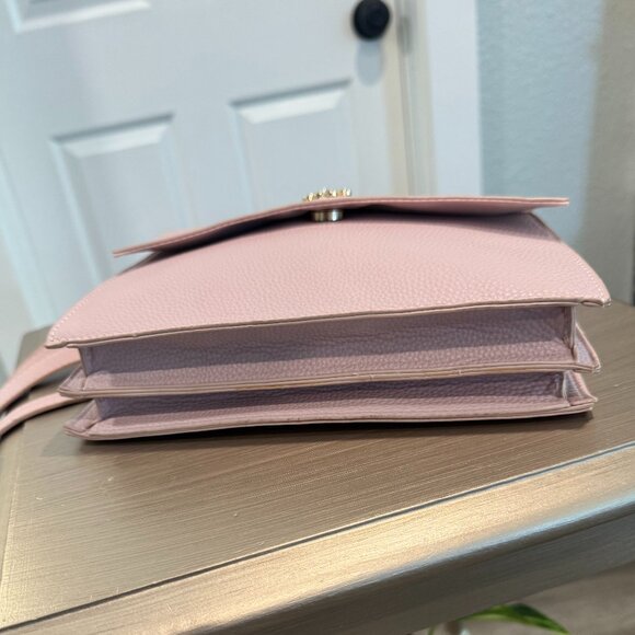 Alessia Clover Genuine Leather Purse in Blush - Picture 11 of 14